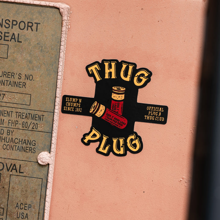 Thug Plug | Slump'n Chumps Since 1892 Decal