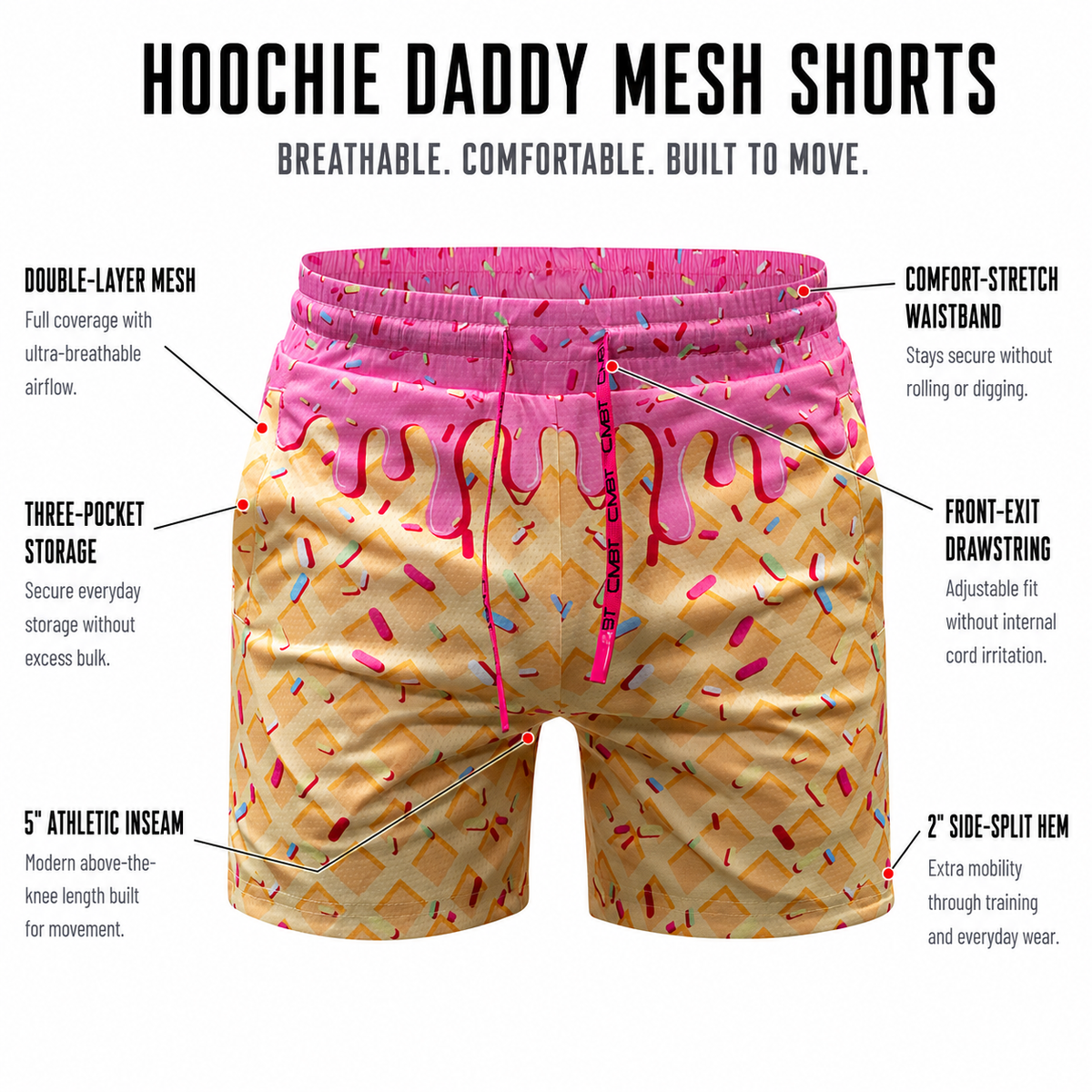 Hooch Daddy Mesh Shorts | 5"