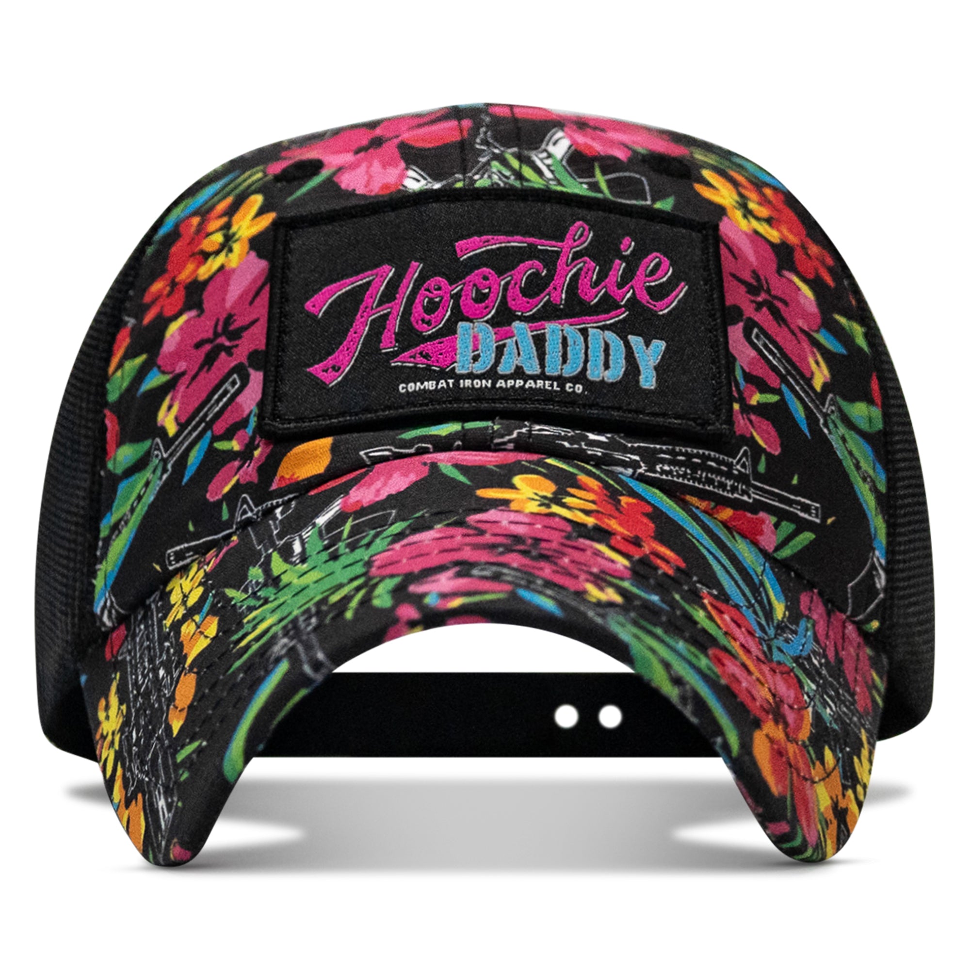 Hoochie Daddy Retro Script Patch Ripstop Mesh Hat | Combat Iron