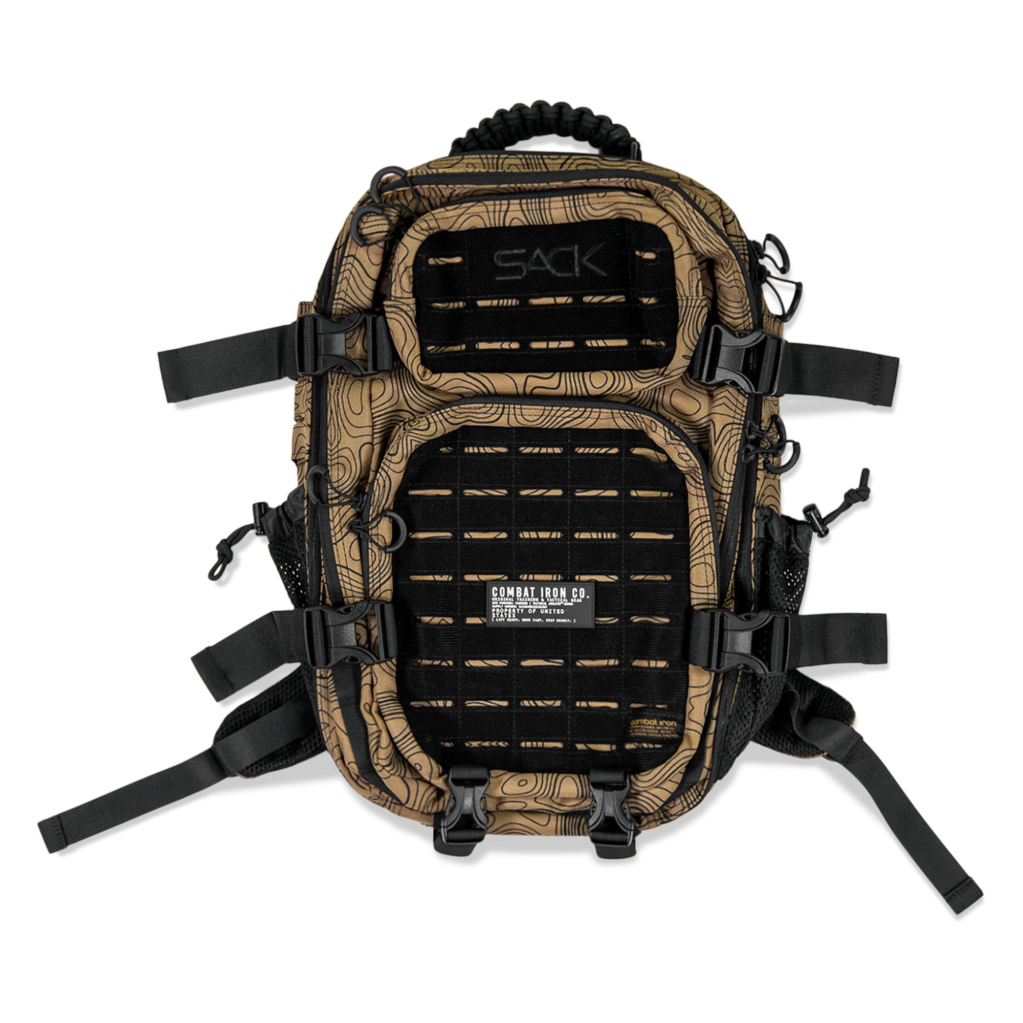 Tactical Athlete 35L Sack Backpack | Tan Topography | Size 35L