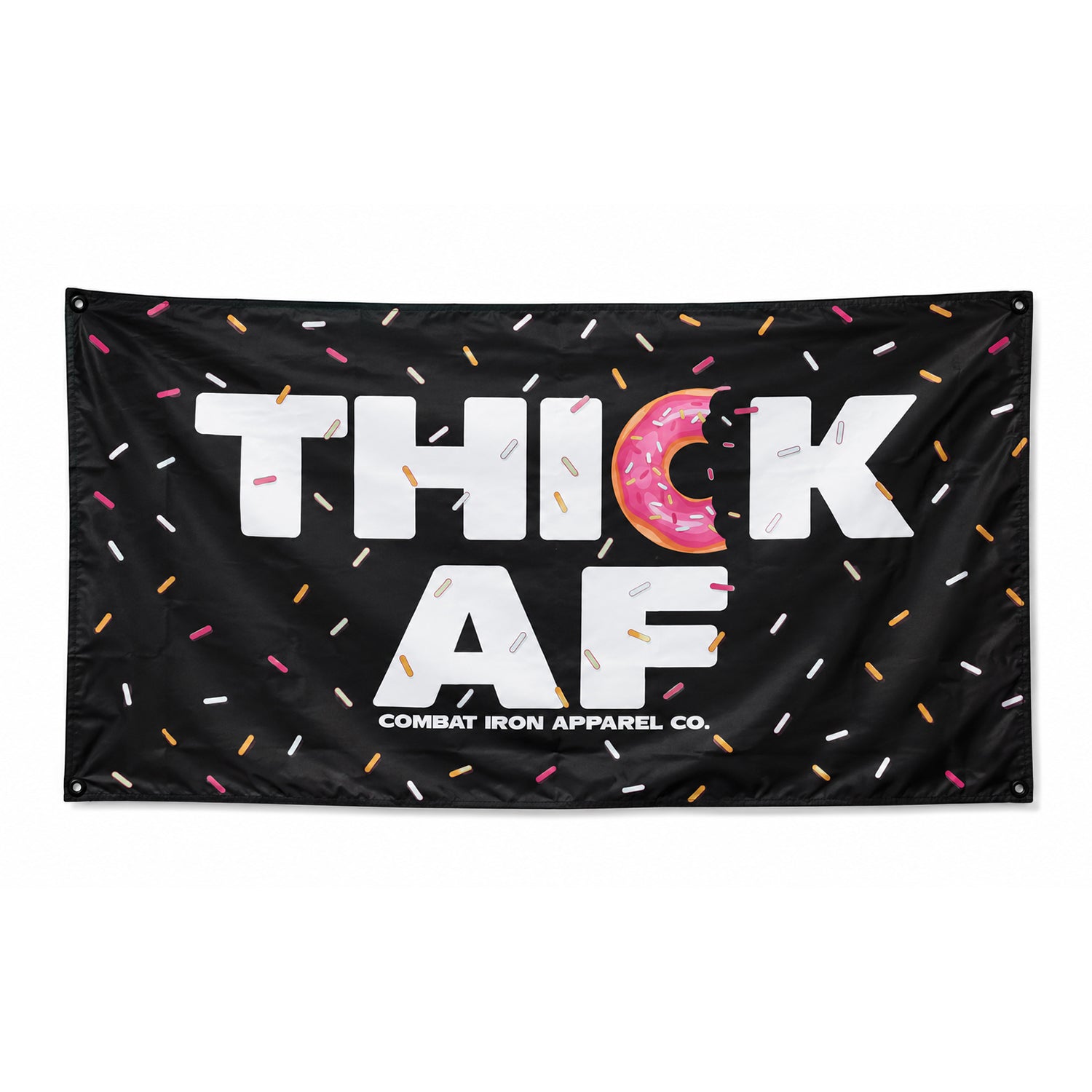 Thick AF Sprinkled Donut Edition Flag | Combat Iron Apparel®