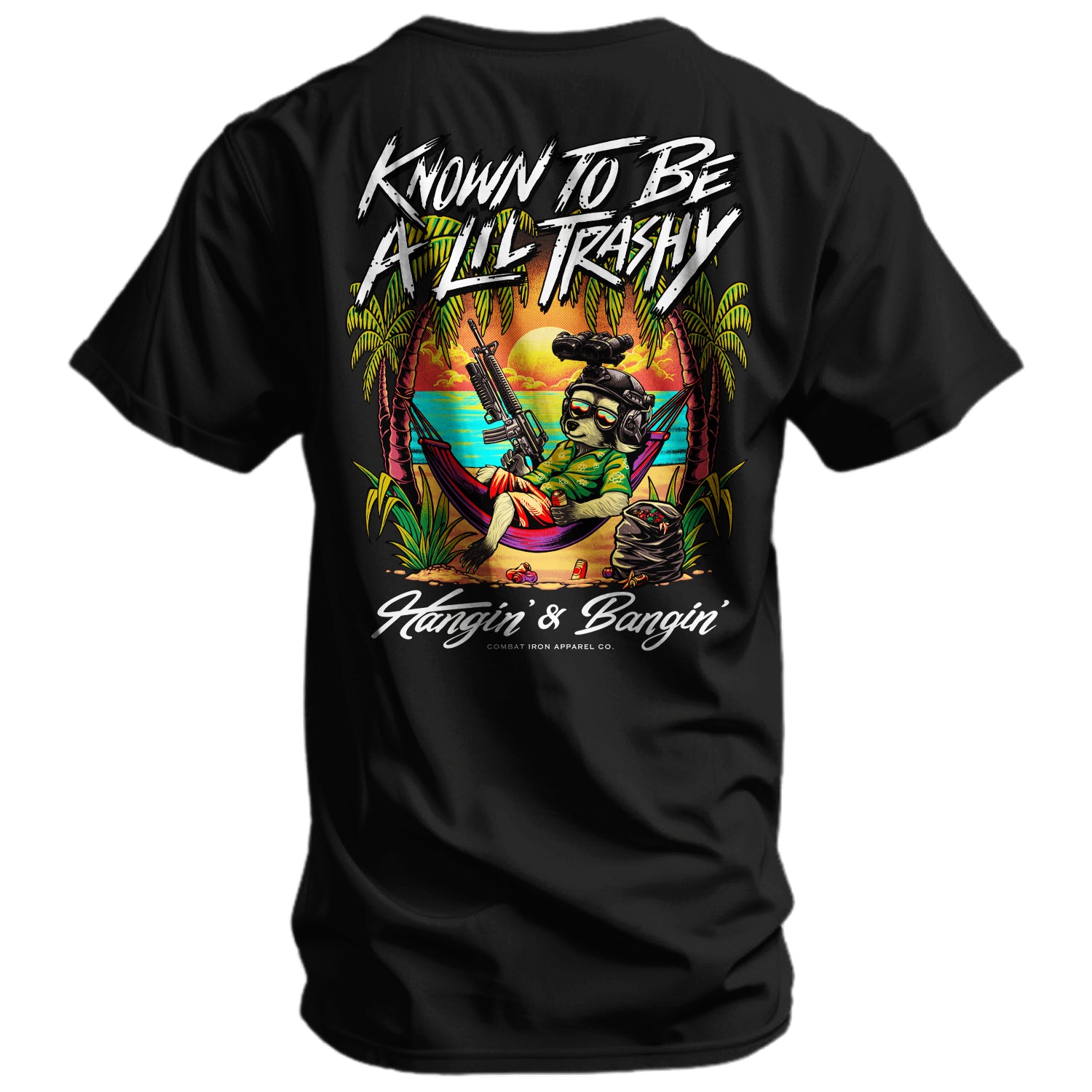 Known To Be A Lil Trashy Racoon Men's T-Shirt | Combat Iron Apparel Co
