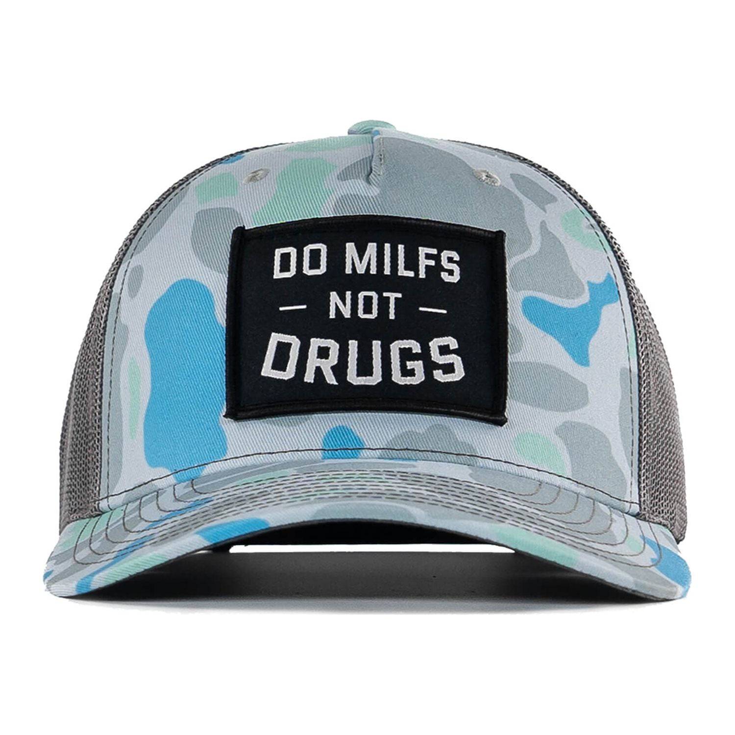 Do Milfs. Not Drugs. Funny Patch Snapback | Combat Iron Apparel Co.