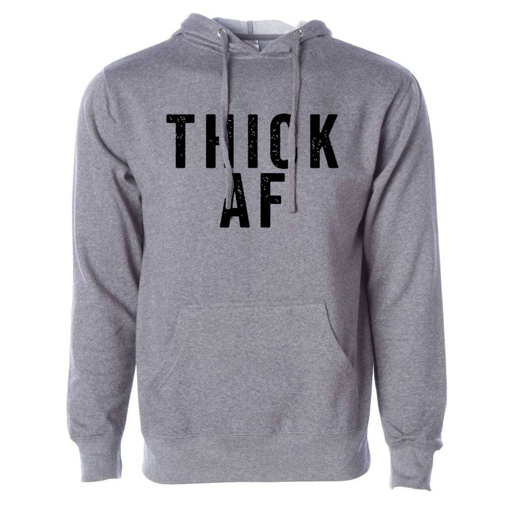 THICK AF midweight fleece lined hoodie for men #color_gray
