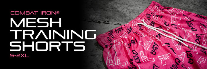 combat iron mesh shorts