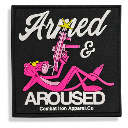 Armed & Aroused PVC Patch