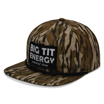 Big Tit Energy Patch Flatbill Snapback Hat