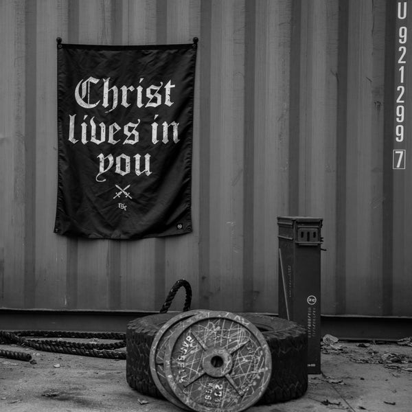 Christ Lives In You 4' x 3' Flag