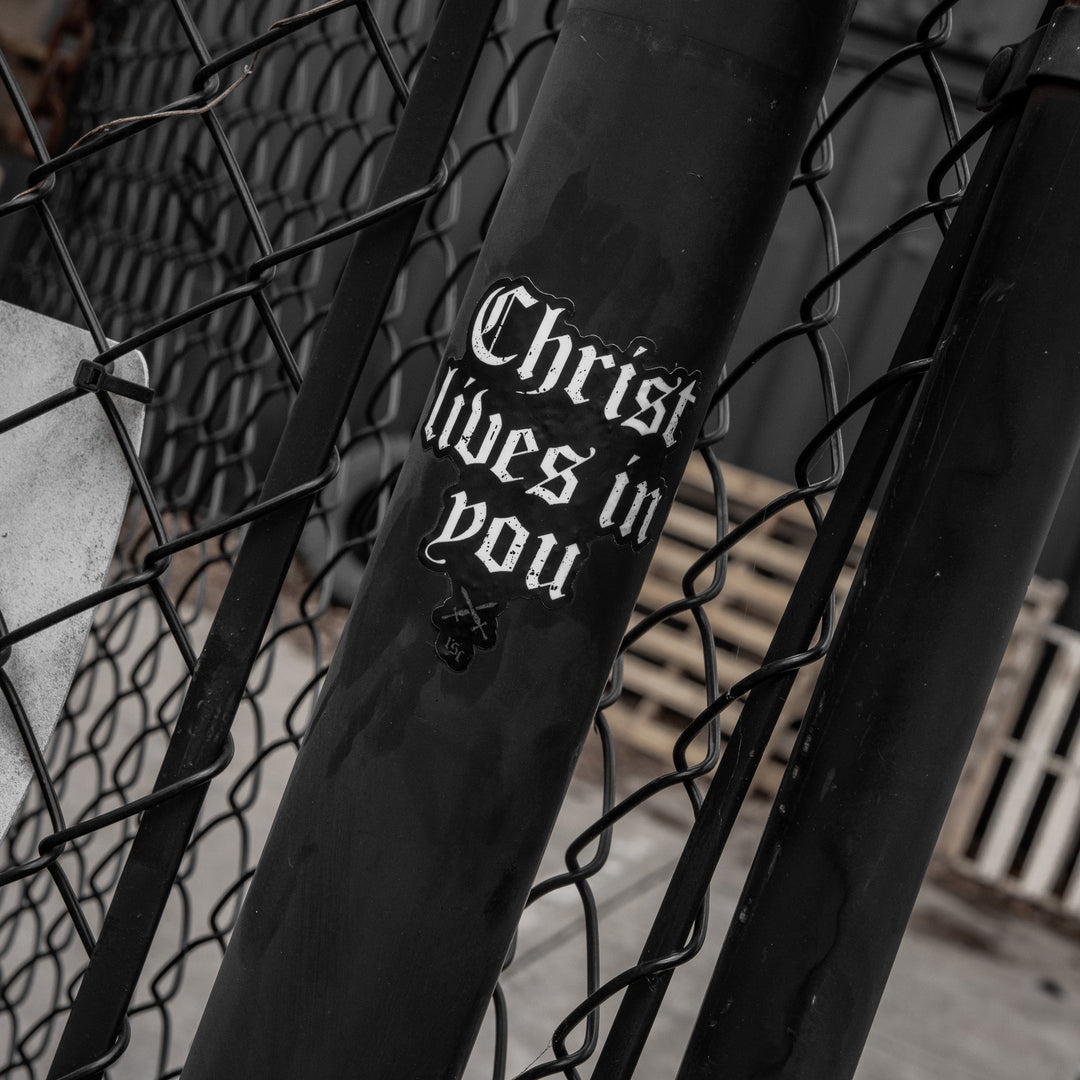 Christ Lives In You Decal