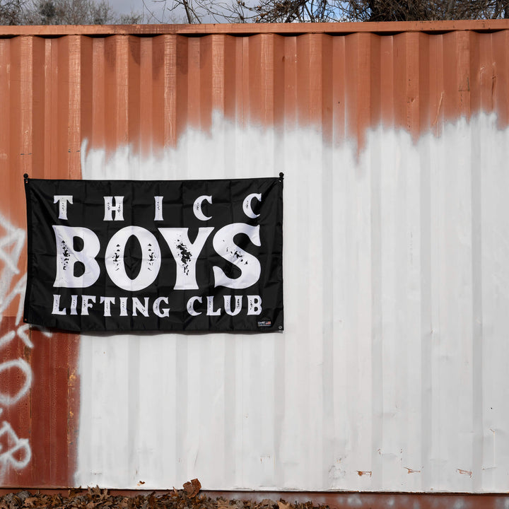 Thicc Boys Lifting Club 3' x 5' Wall Flag
