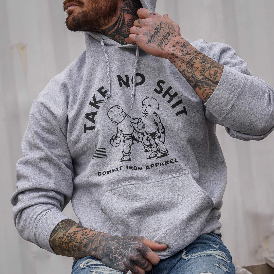 Take No Shit Men's Fleece Lined Hoodie