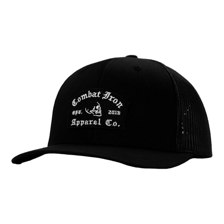 Combat Iron SKULL ARCHED SNAPBACK HAT