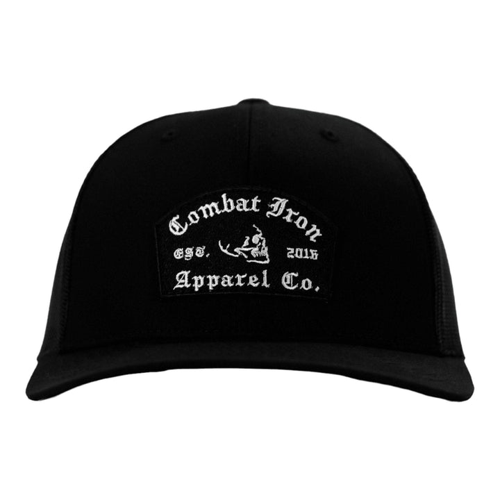 Combat Iron SKULL ARCHED SNAPBACK HAT