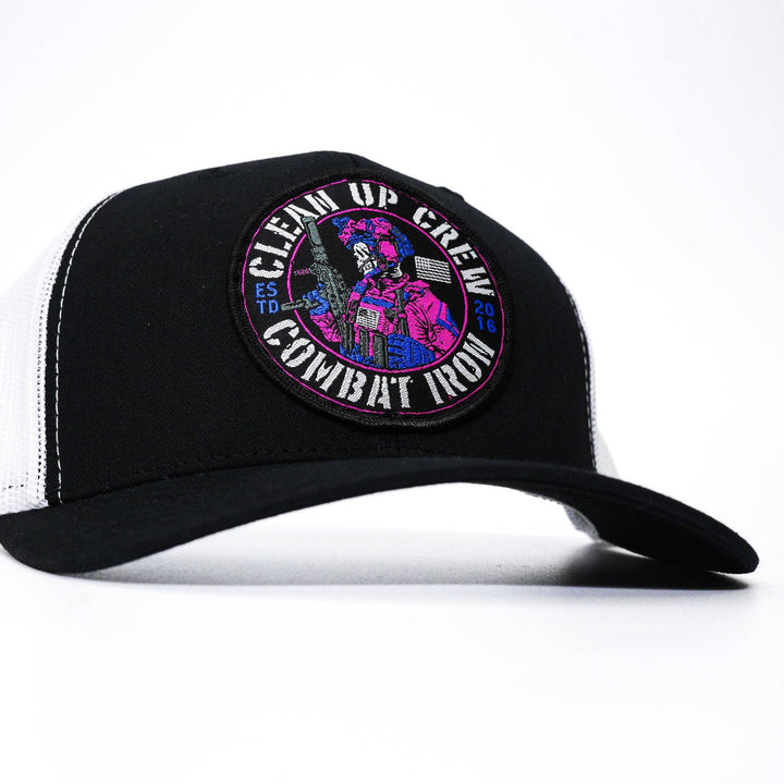 Clean Up Crew Miami Patch Mid-Profile Mesh Snapback Hat