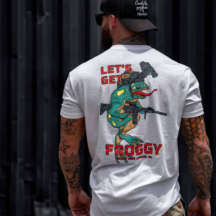 Let's Get Froggy Operator Style Men's  T-Shirt