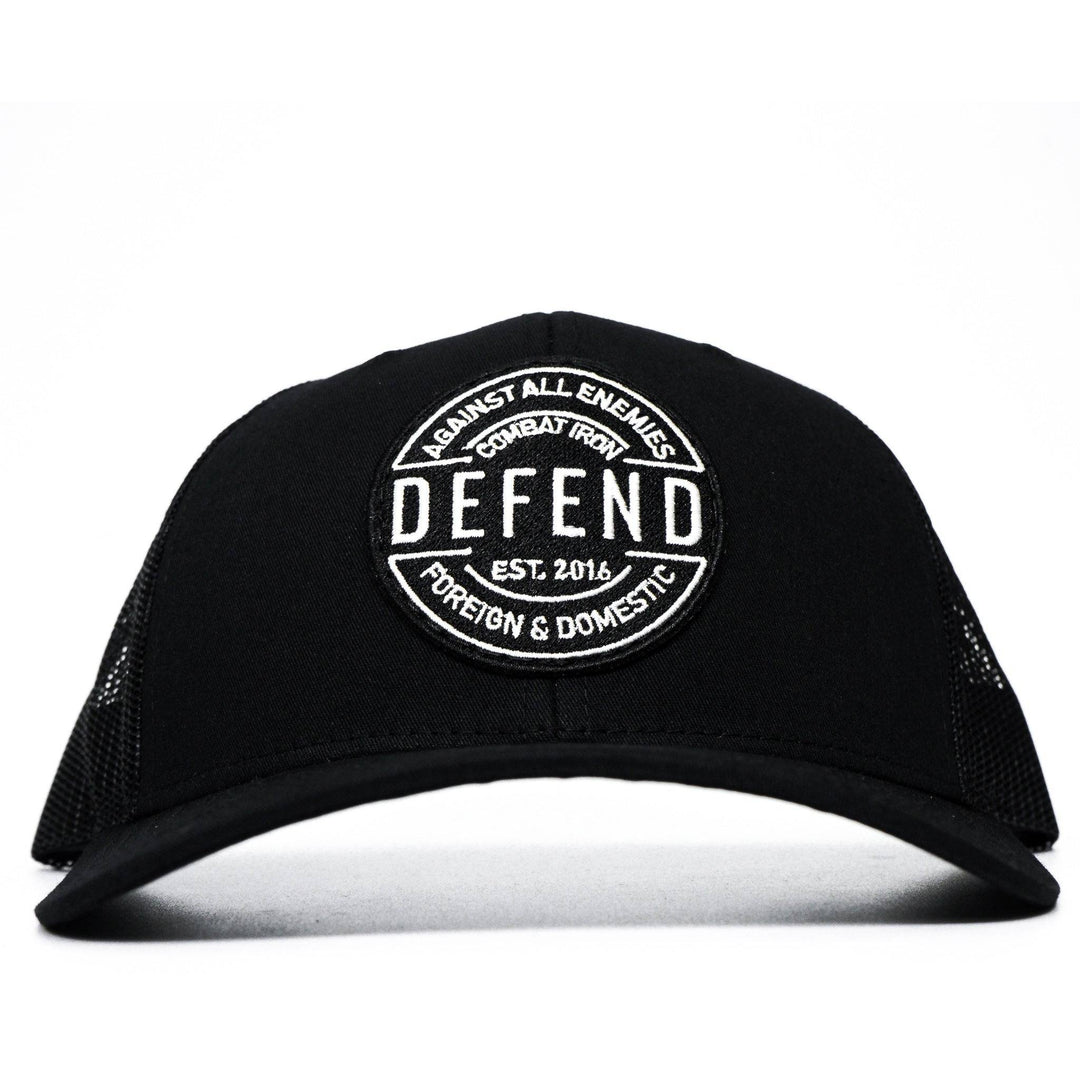 Defend Against All Enemies Foreign and Domestic Mid-Profile Mesh Snapback Hat