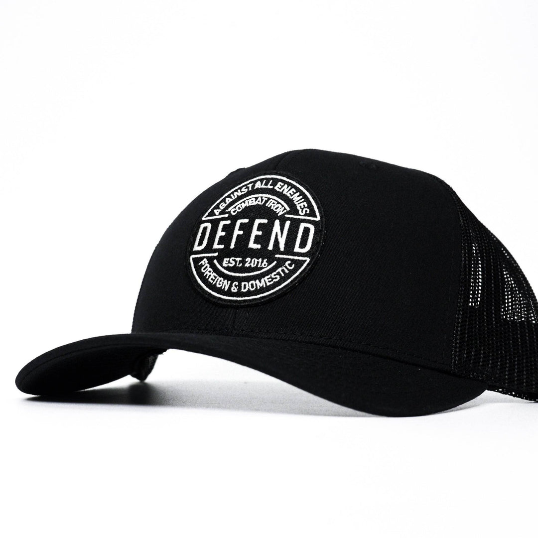 Defend Against All Enemies Foreign and Domestic Mid-Profile Mesh Snapback Hat