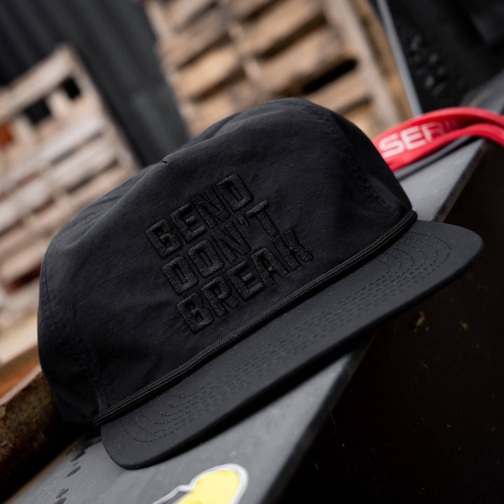 Bend Don't Break Subdued Crushable Edition Rope SnapBack Hat