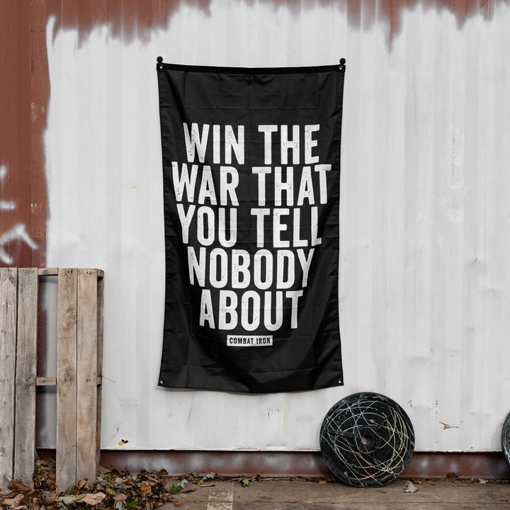Win The War You Tell Nobody About 3' X 5' Wall Flag