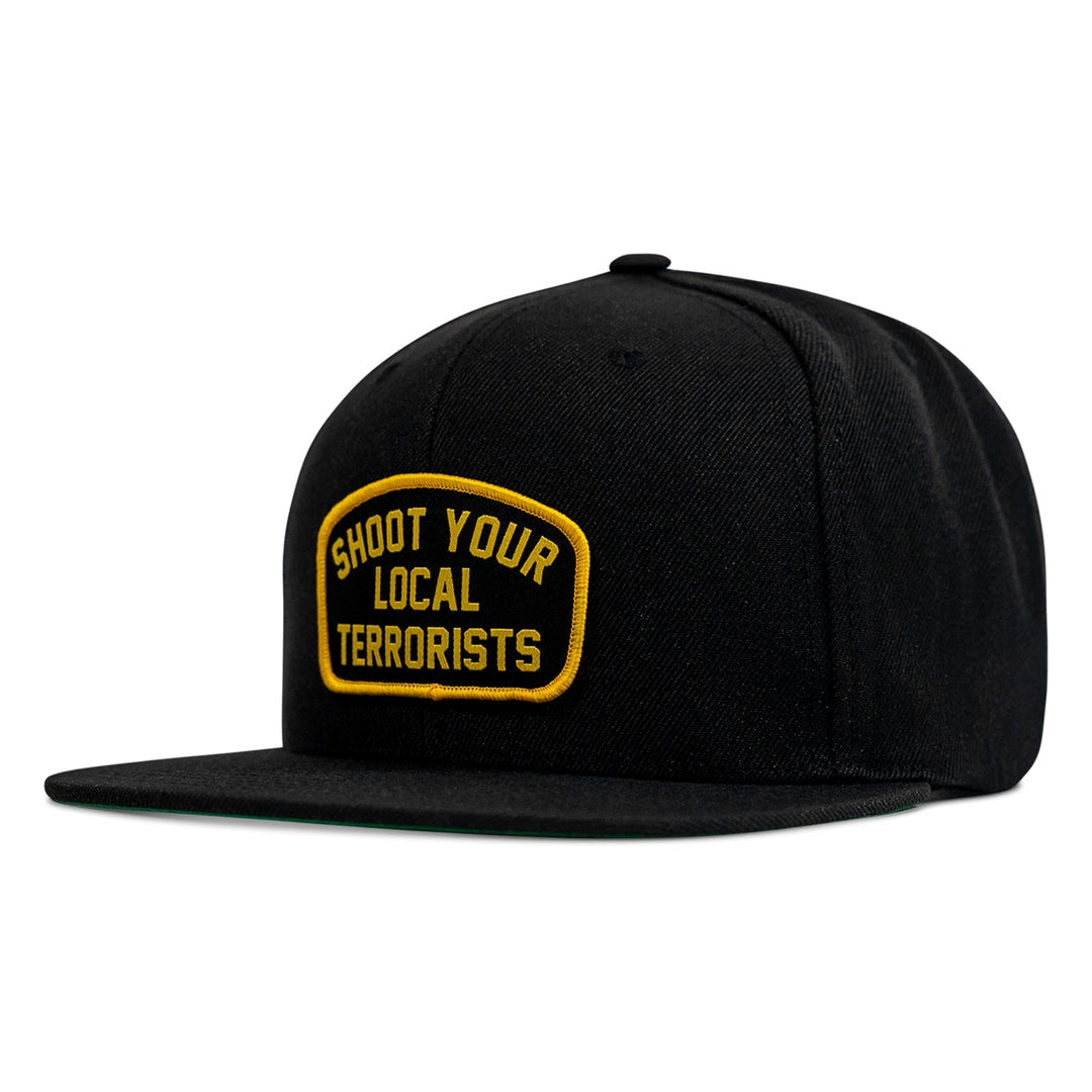 Shoot Your Local Terrorists Flat Bill SnapBack Hat