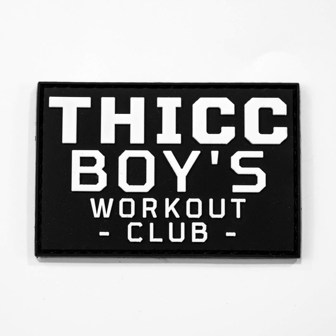 Thicc Boy's Workout Club PVC Patch