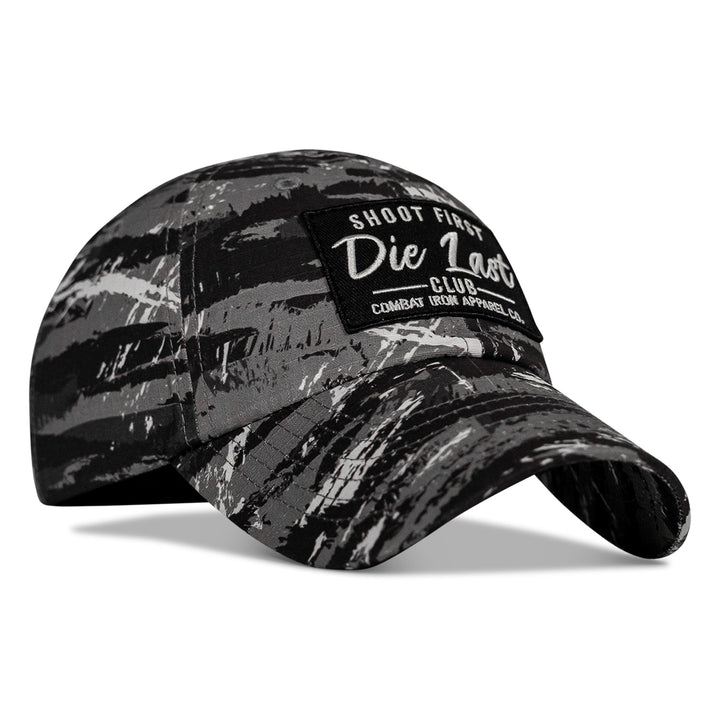 Shoot First. Die Last. Club Patch Low Profile Ripstop Flex Hat