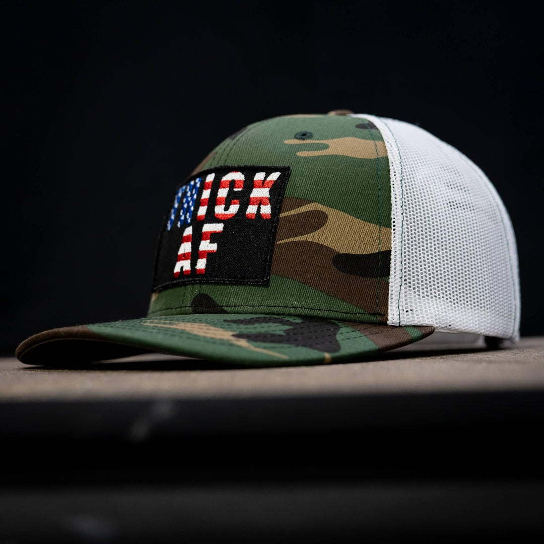 Thick AF USA Edition Patch Mid-Profile Mesh Snapback