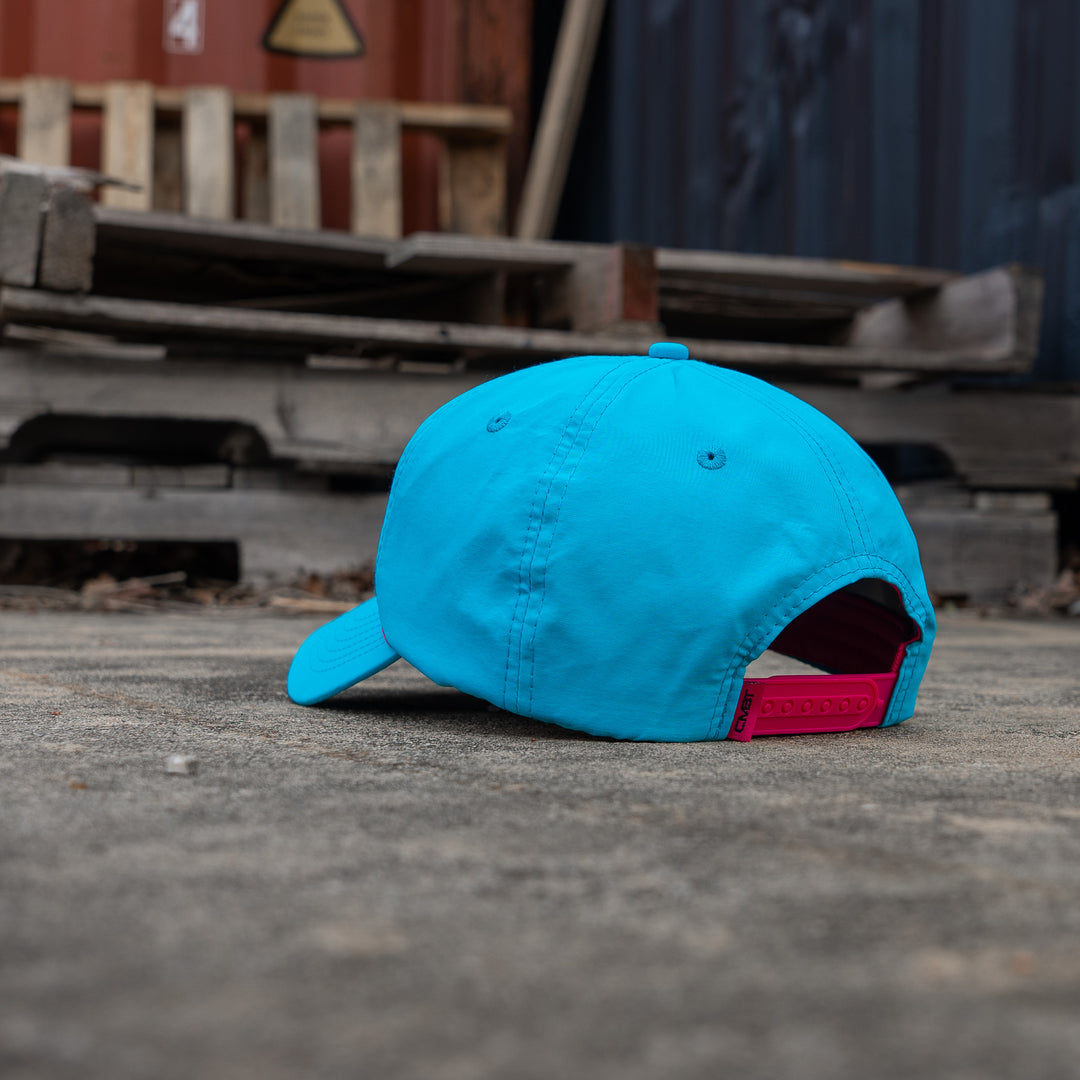 CRUSHABLE HOOCHIE DADDY ROPE SNAPBACK | NEON BLUE