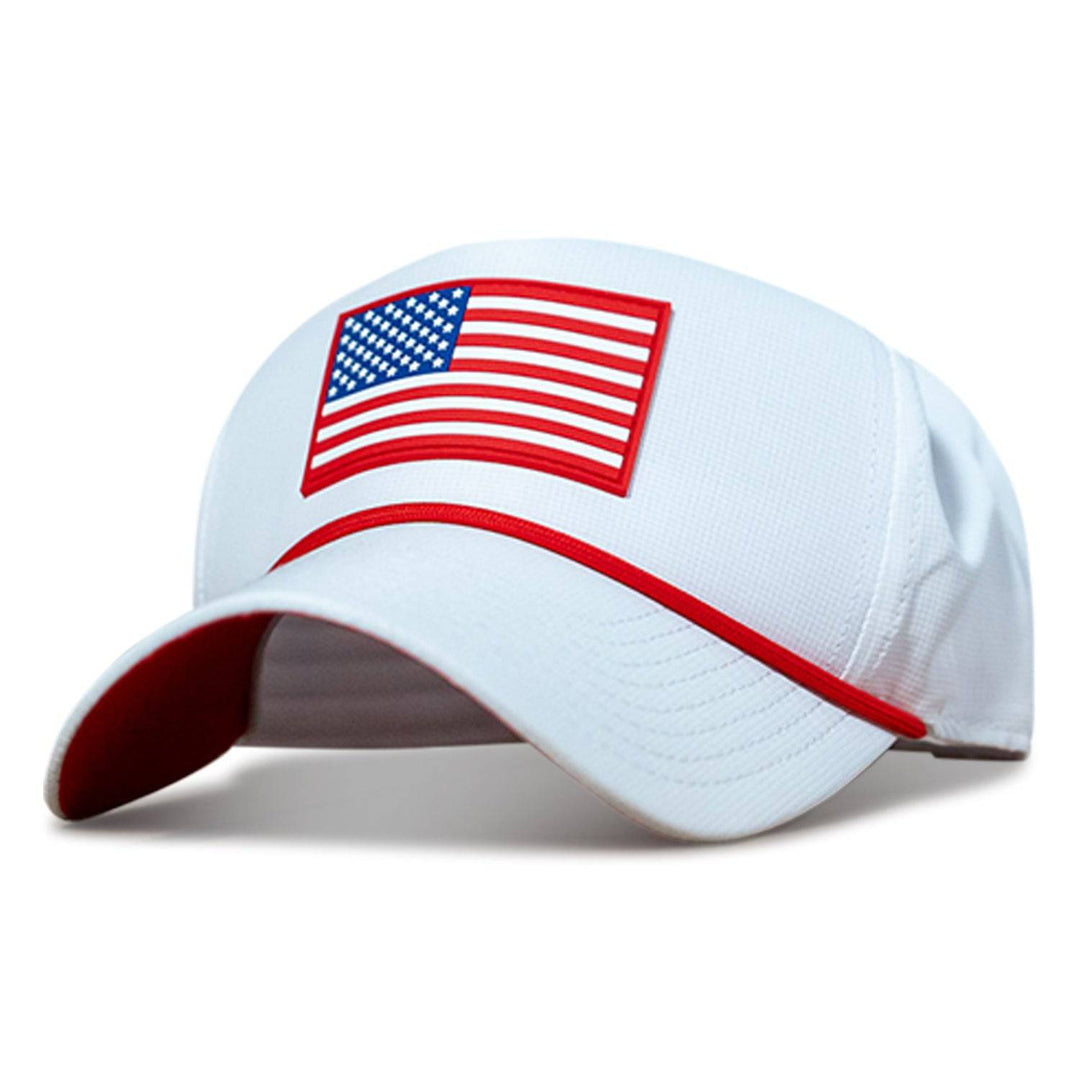 USA Flag Patch Weekender Style Performance Snapback Hat