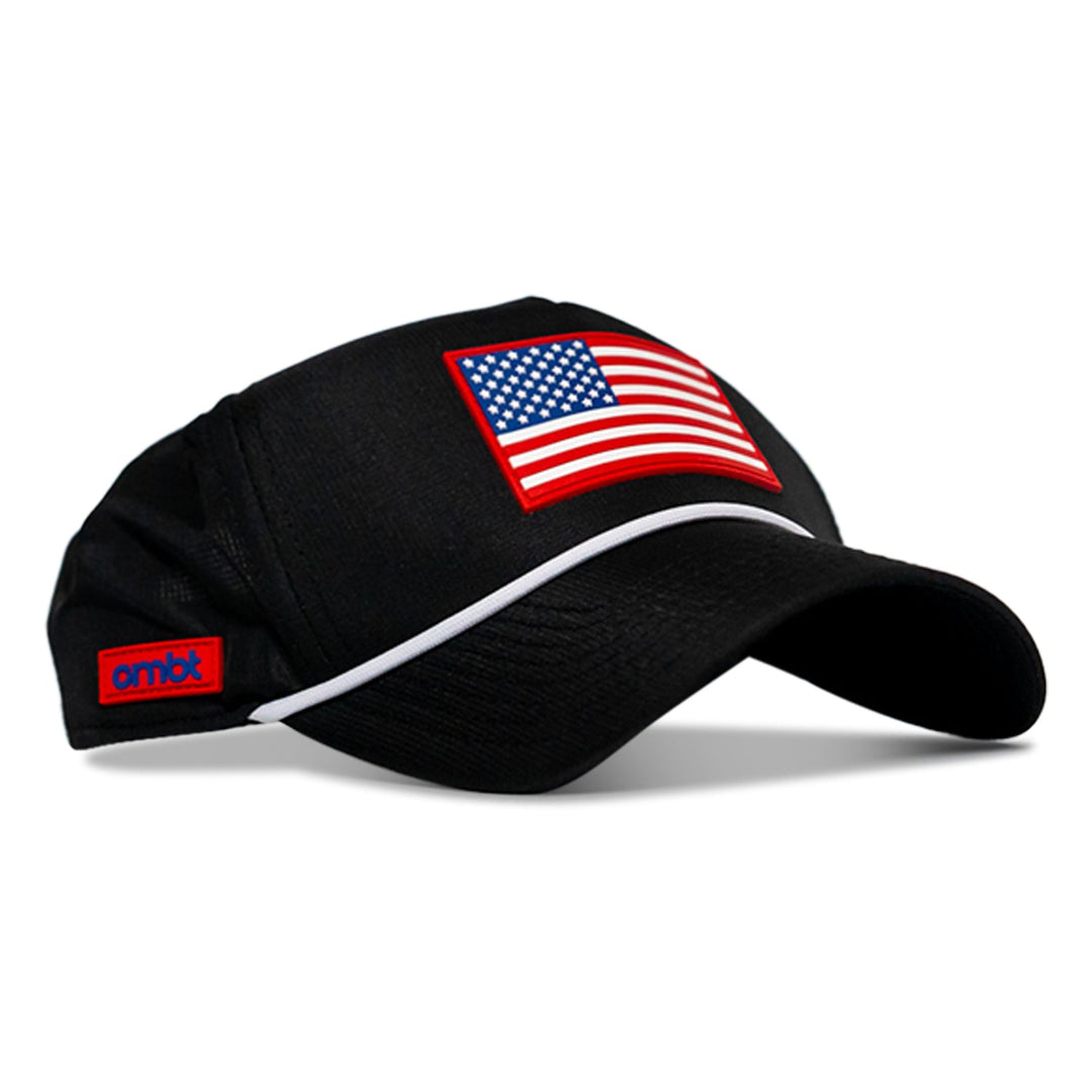 USA Flag Patch Weekender Style Performance Snapback Hat