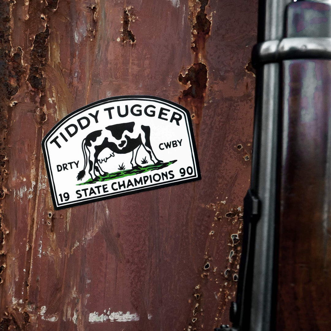 Tiddy Tugger 1990 State Champions Decal