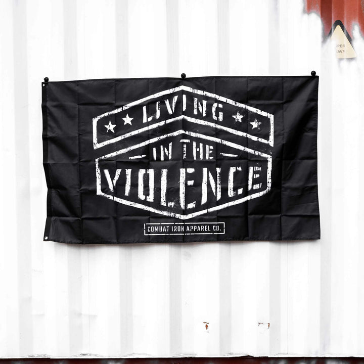 Living In The Violence 3' X 5' Wall Flag