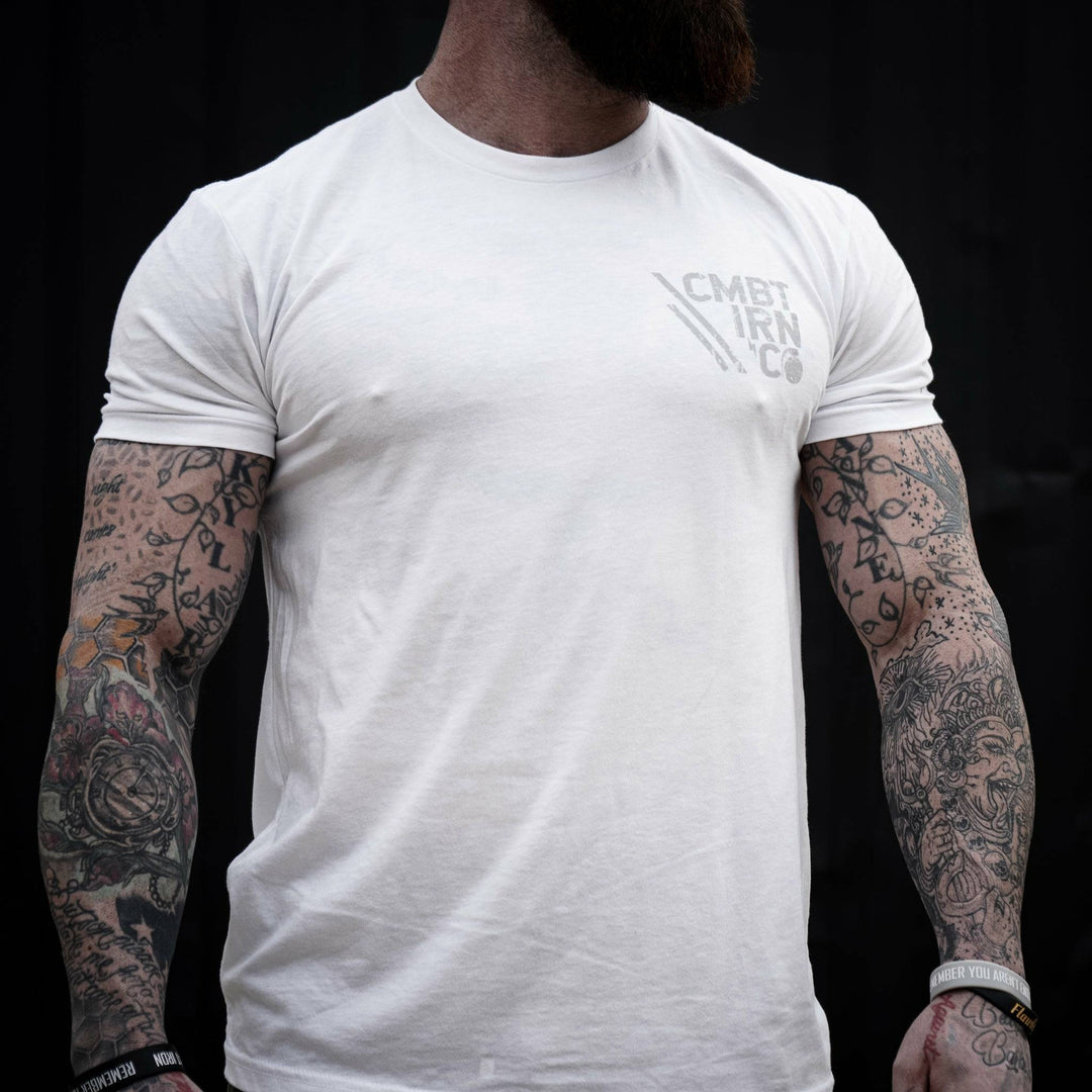 Lift heavy. Move fast. Stay deadly. Men’s t-shirt  #color_white