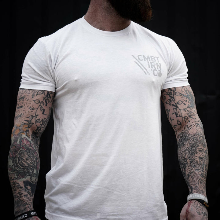 Lift heavy. Move fast. Stay deadly. Men’s t-shirt  #color_white