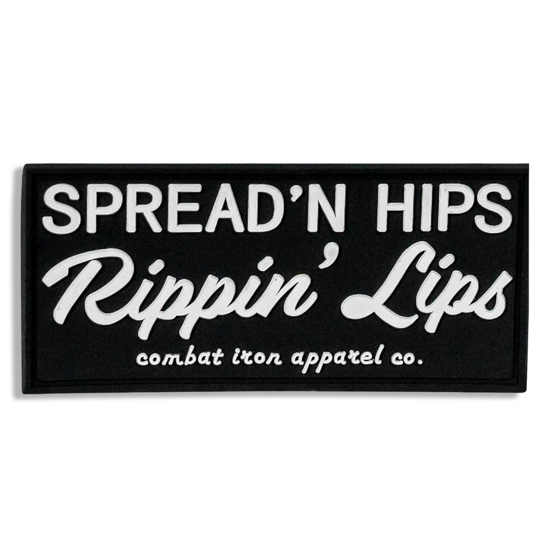 Spread'n Hips, Rippin' Lips PVC Patch