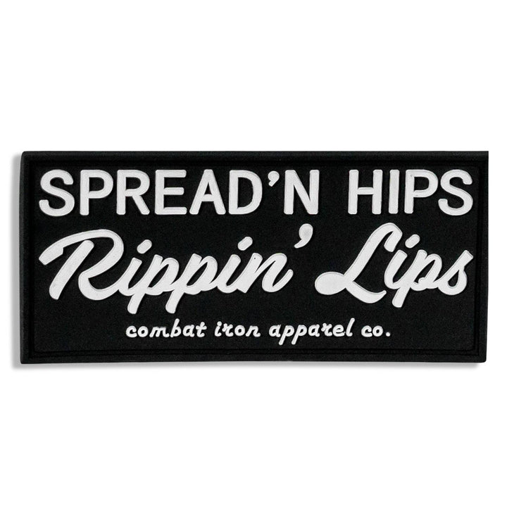 Spread'n Hips, Rippin' Lips PVC Patch