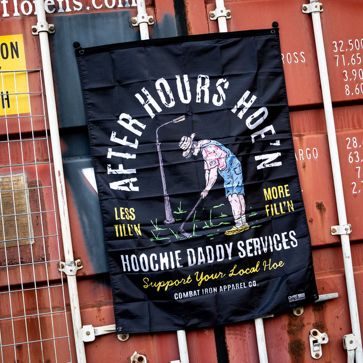 After Hours Hoe'n Hoochie Daddy Services Wall Flag
