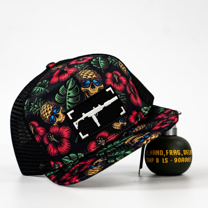 Uzi Patch Black Pineapple Express Flatbill Snapback Hat