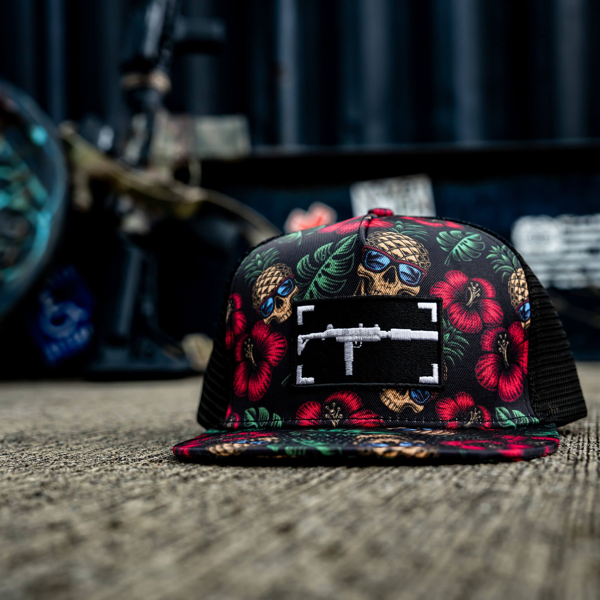 Uzi Patch Black Pineapple Express Flatbill Snapback Hat