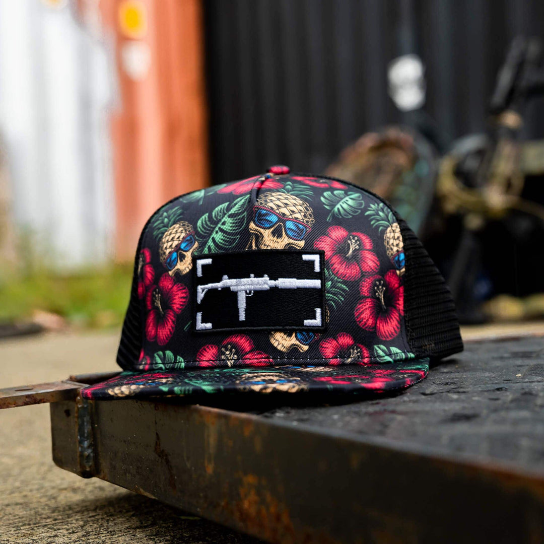 Uzi Patch Black Pineapple Express Flatbill Snapback Hat