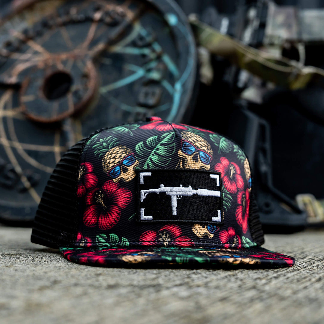 Uzi Patch Black Pineapple Express Flatbill Snapback Hat