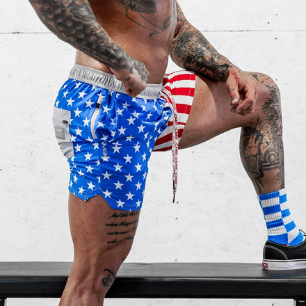 Men's Hybrid Athletic Shorts | 5.5" Inseam - Combat Iron Apparel Co.