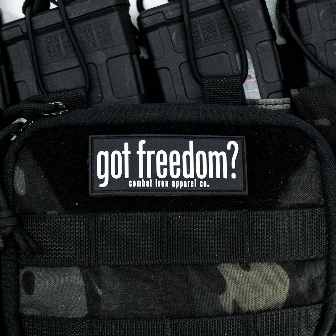 3D PVC MORALE PATCH | GOT FREEDOM? - Combat Iron Apparel™