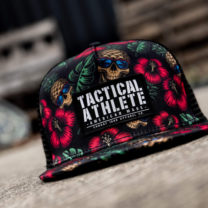 TACTICAL ATHLETE BLACK PINEAPPLE EXPRESS PATCH SNAPBACK