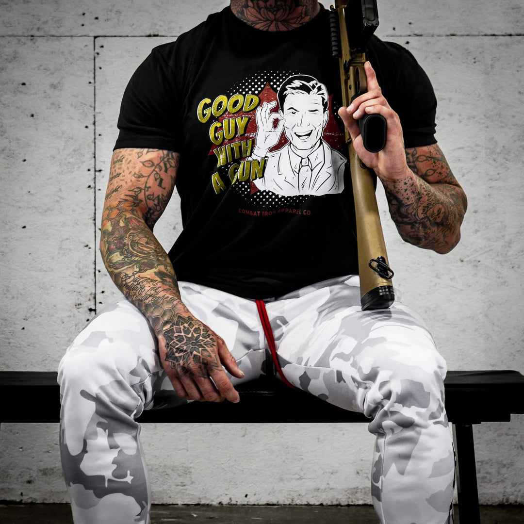 Good Guy With A Gun Comic Men's T-Shirt