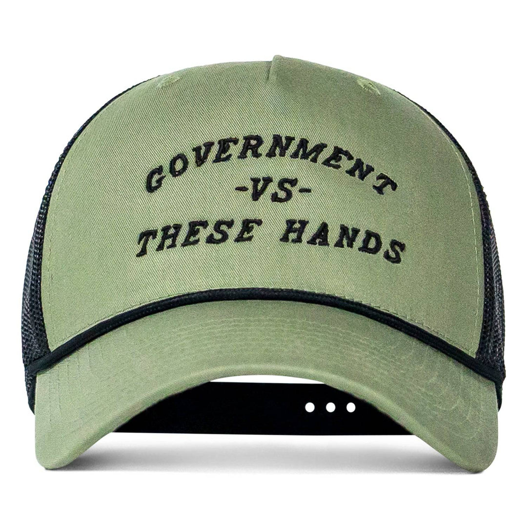 Government -vs- These Hands Rope SnapBack Hat