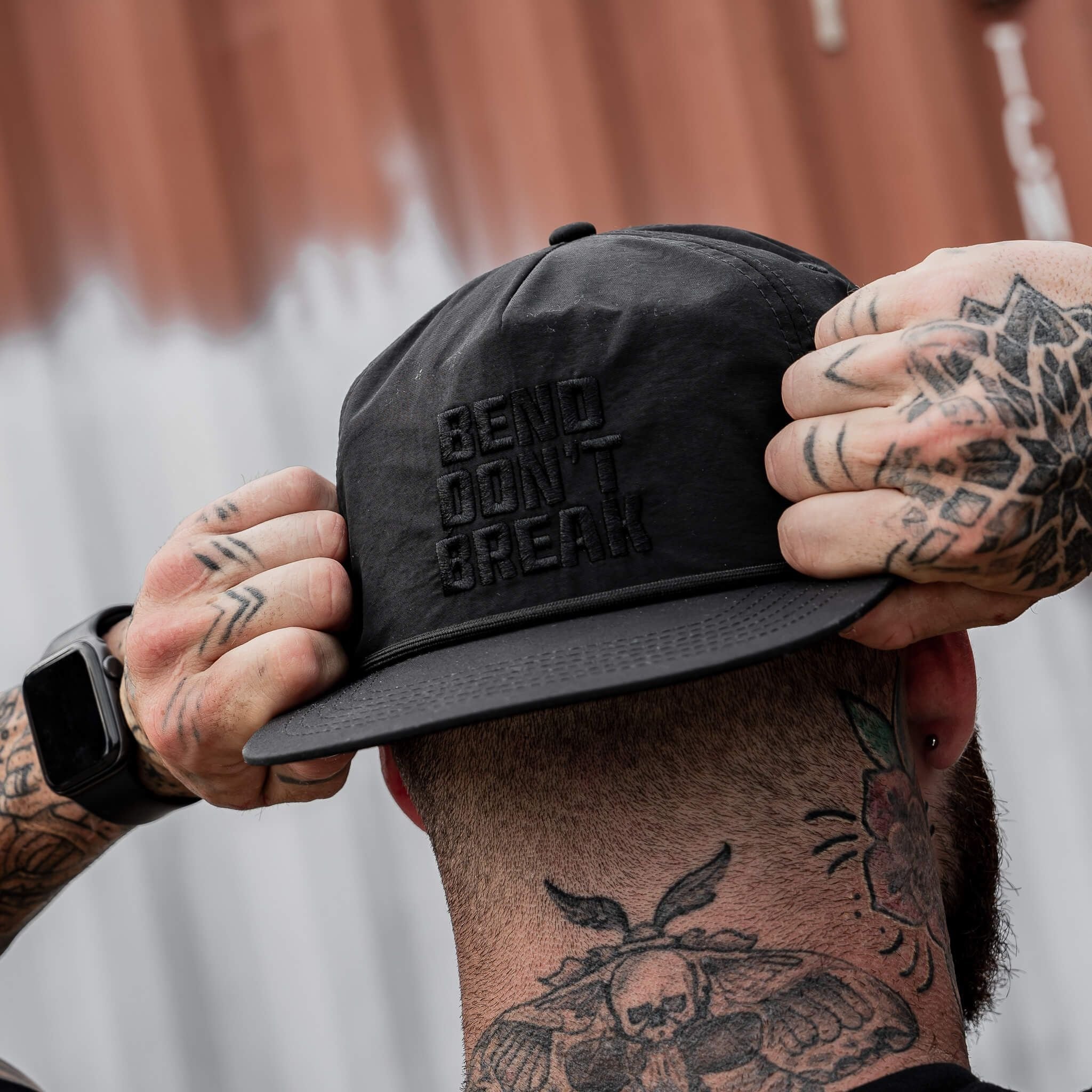 CRUSHABLE ROPE SNAPBACK | BEND DON'T BREAK HAT