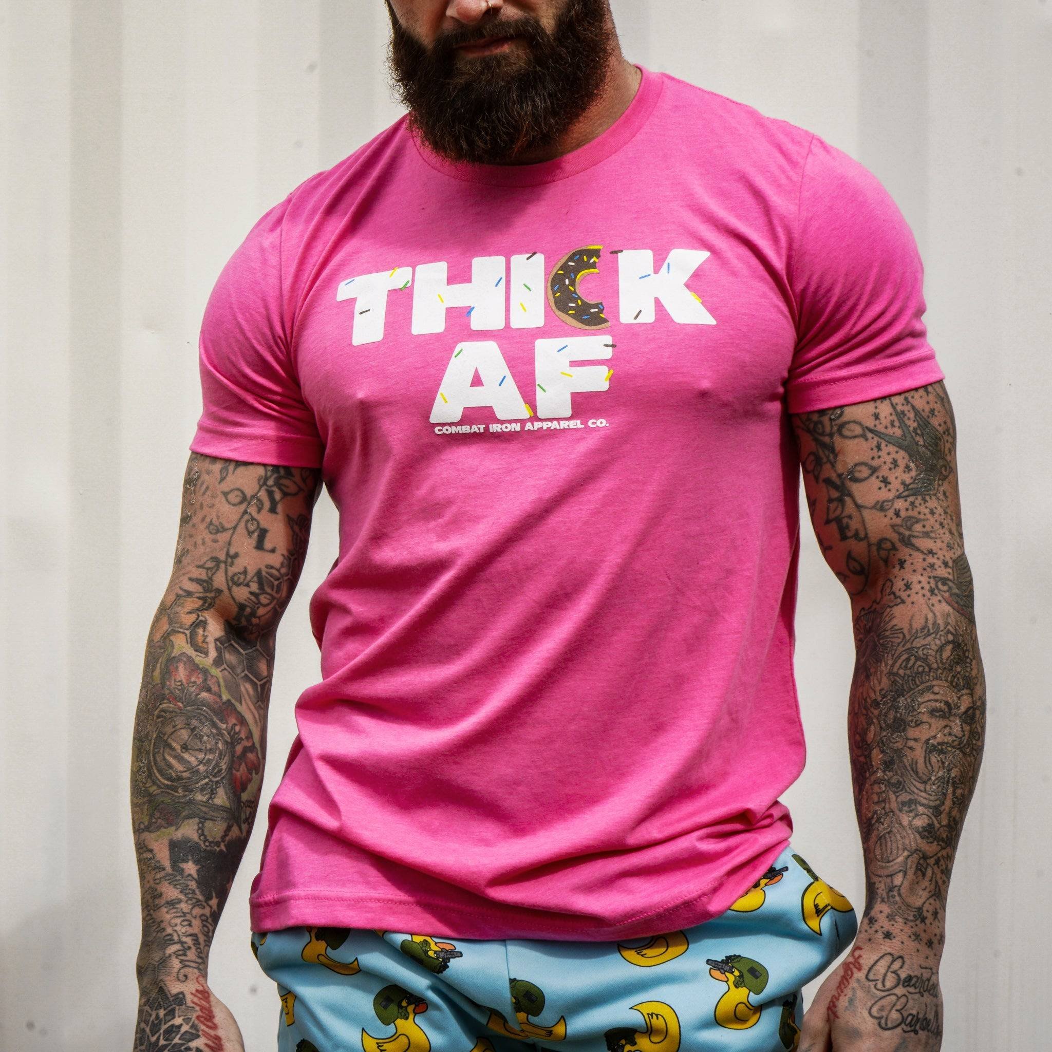 Thick AF donut edition, men’s t-shirt #color_pink