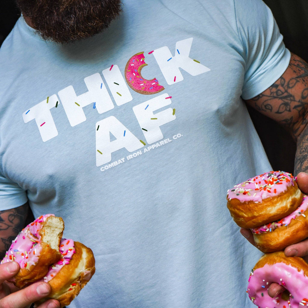 Thick AF donut edition, men’s t-shirt #color_light-blue