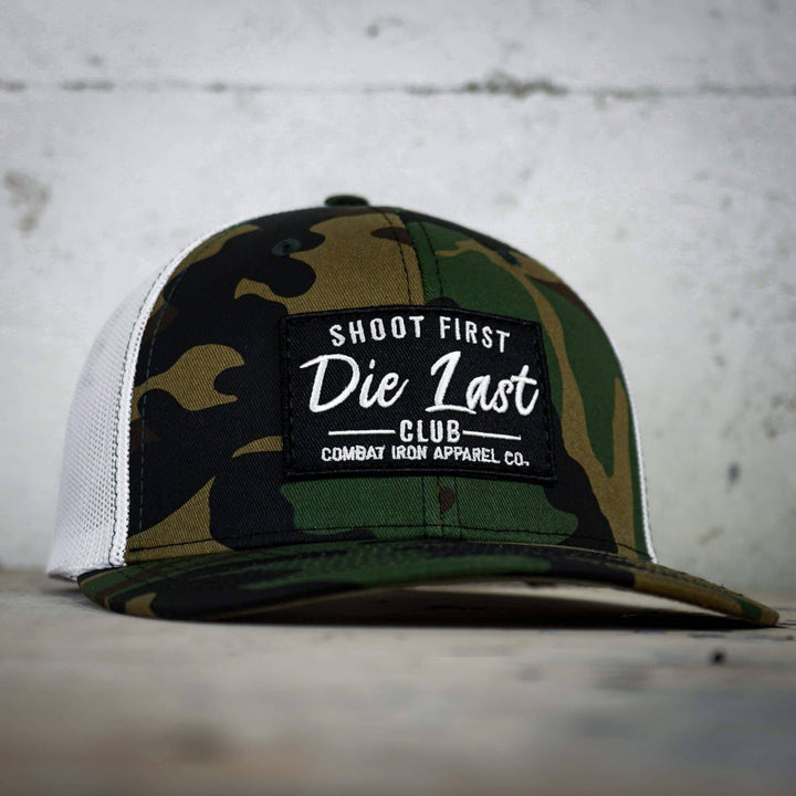 Shoot First. Die Last. Club Patch Snapback